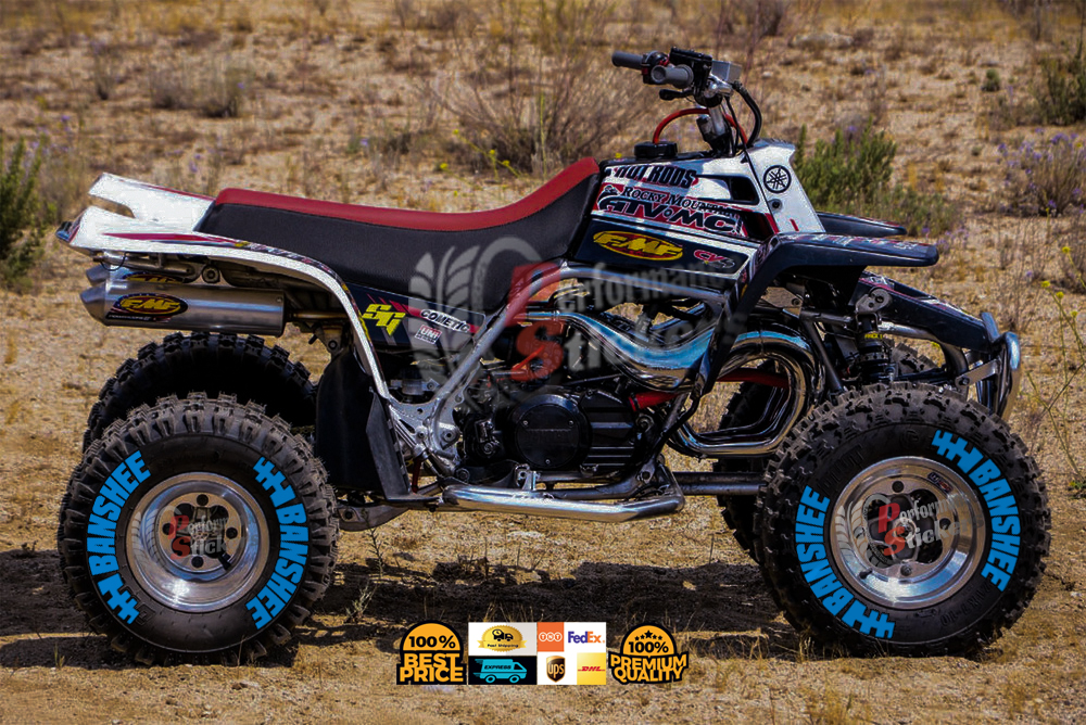 Banshee + Flag Full Blue, Set for 4 Tires (1021) - Image 3