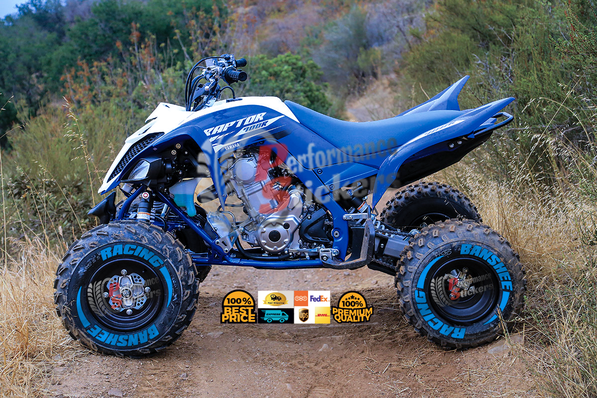 Banshee Racing + Stripes Full Blue, Set for 4 Tires (1011) - Image 3