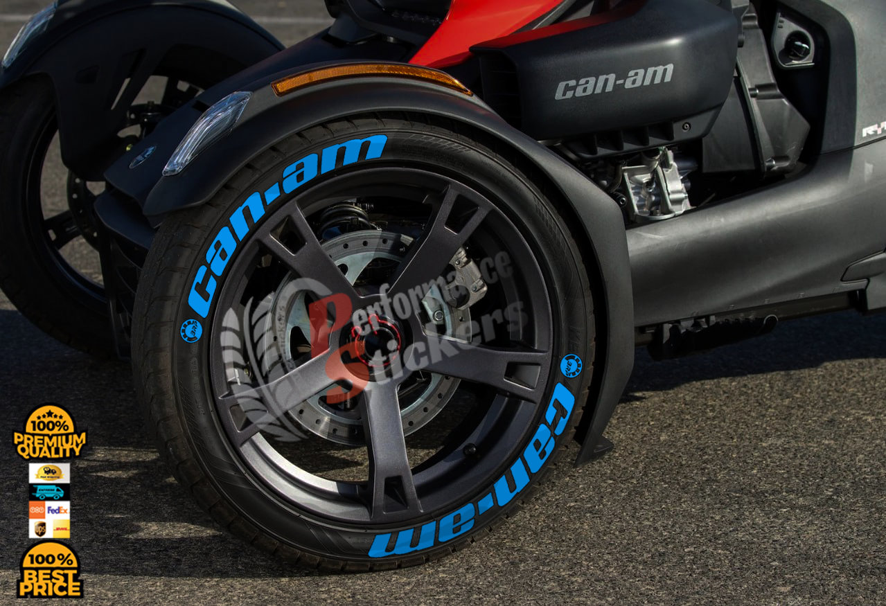 Can-Am Full Blue ,Set for 3 Tires (833) - Image 2