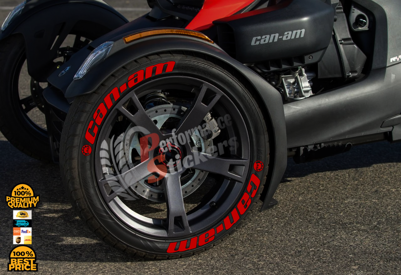 Can-Am Full Red, Set for 3 Tires (834) - Image 3
