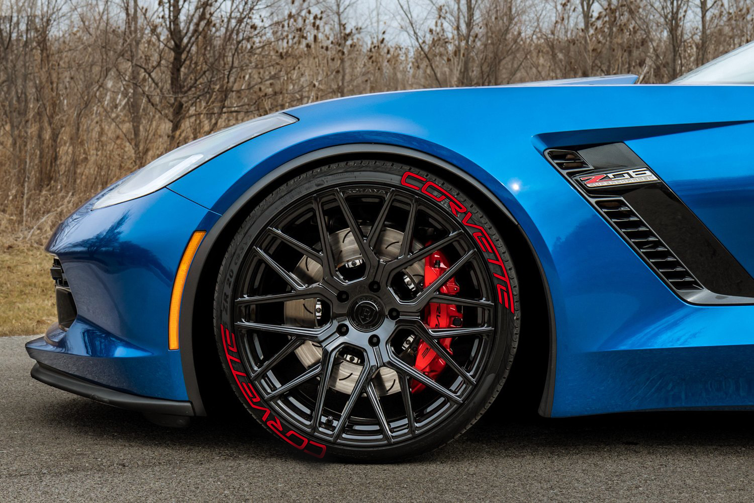 CORVETTE red, a Set for 4 tires (546) - Image 2