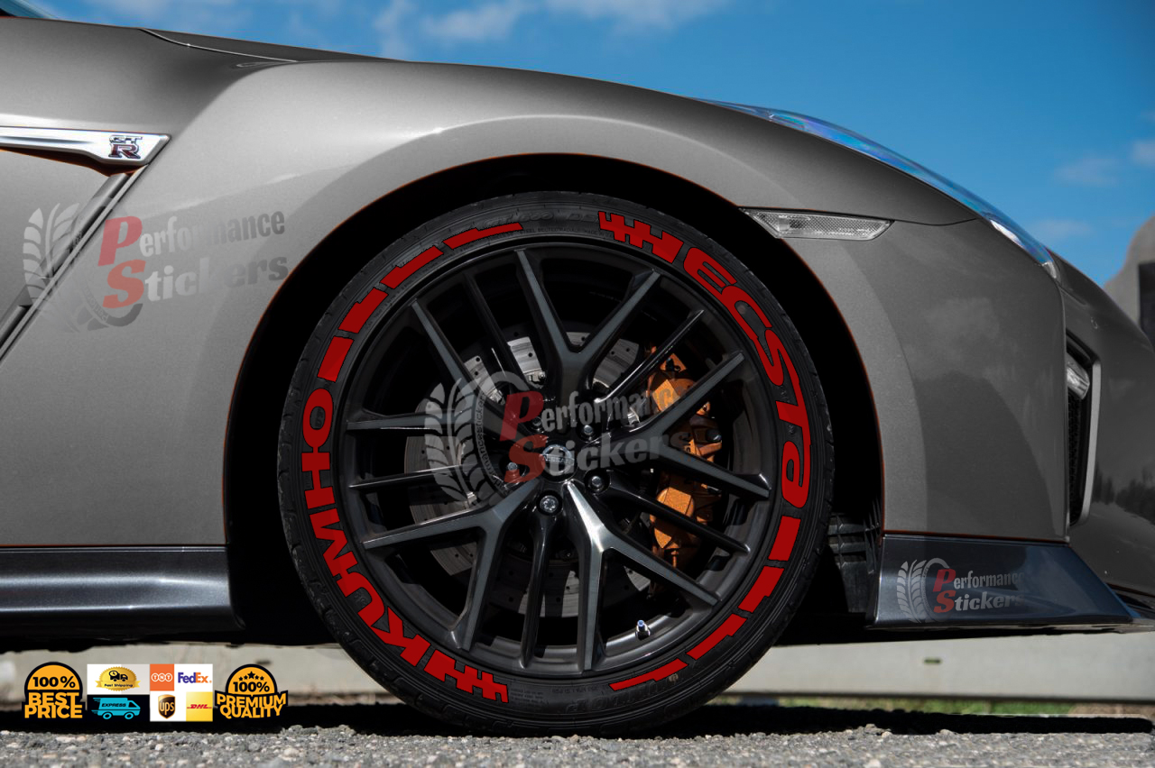 KUMHO ECSTA red + STRIPES , a Set for 4 tires (597) - Image 3