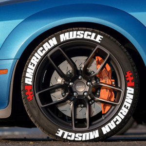 American Muscle + FLag Red, Set for 4 Tires (1508)