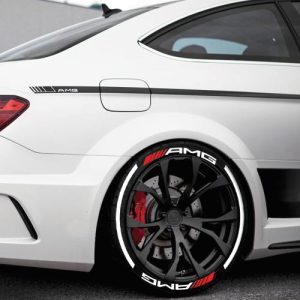 AMG + STRIPES ,a Set for 4 tires (65)