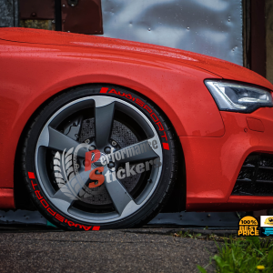 AUDISPORT red , a Set for 4 tires (590)
