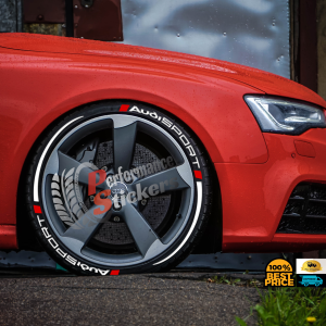 AUDISPORT + STRIPES , a Set for 4 tires (595)