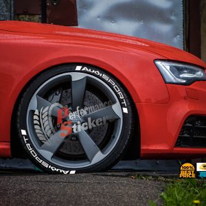 AUDISPORT white , a Set for 4 tires (586)