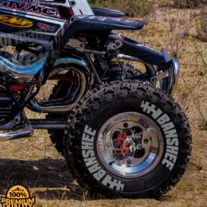 Banshee + Flag Full Grey, Set for 4 Tires (1012)