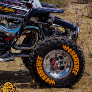 Banshee + Flag Full Orange, Set for 4 Tires (1025)
