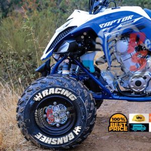 Banshee Racing + Flag Full White, Set for 4 Tires (1001)