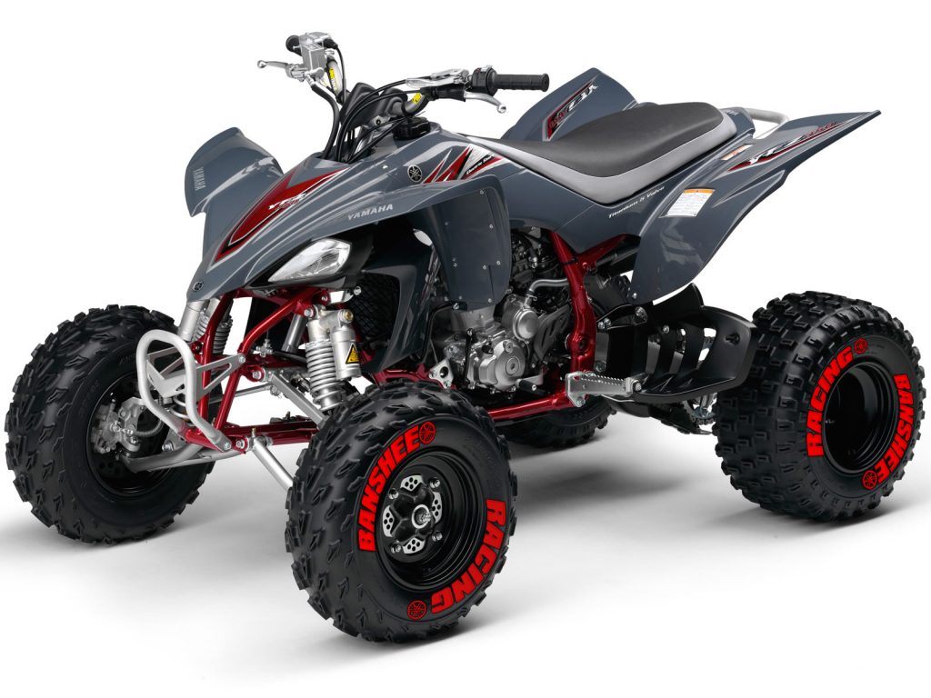BANSHEE RACING + LOGO full red, a Set for 4 tires (800) - Tire Letter