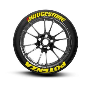BRIDGESTONE POTENZA YELLOW , a Set for 4 tires (166)