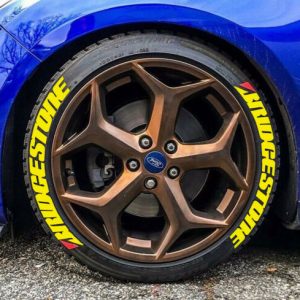 BRIDGESTONE YELLOW , a Set for 4 tires (247)