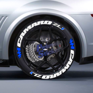 Camaro ZL1 + Flag Blue, Set for 4 Tires (1106)