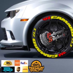 Camaro ZL1 + Flag Red, Set for 4 Tires (1105)