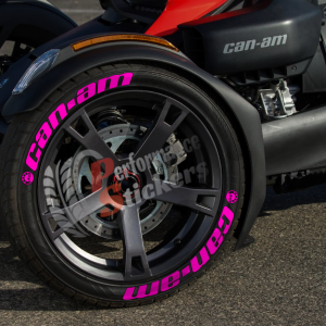 Can-Am Full Pink ,Set for 3 Tires (836)