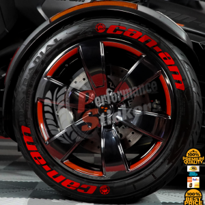 Can-Am Full Red, Set for 3 Tires (834)