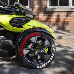 Can-Am + Logo White/Red ,Set for 3 Tires (863)
