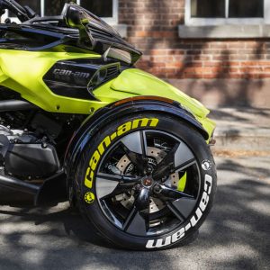 Can-Am + Logo White/Yellow ,Set for 3 Tires (864)