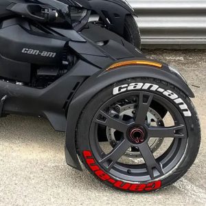 Can-Am Red/White ,Set for 3 Tires (862)
