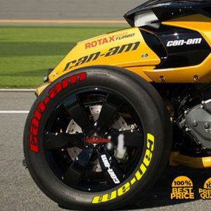 Can-Am Red/Yellow ,Set for 3 Tires (867)