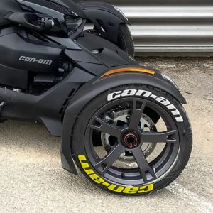 Can-Am White/Yellow ,Set for 3 Tires (866)