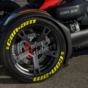 Can-Am Yellow ,Set for 3 Tires (835)