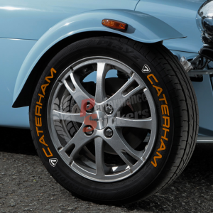 Caterham Orange + Logo, Set for 4 Tires (1653)