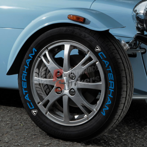 Caterham Blue + Logo, Set for 4 Tires (1651)