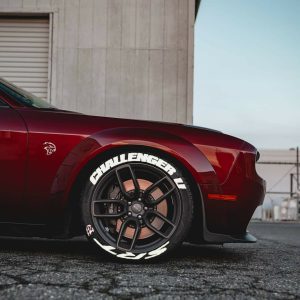 CHALLENGER + SRT WHITE ,a Set for 4 tires (147)