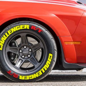 CHALLENGER YELLOW + R/T RED , a Set for 4 tires (131)