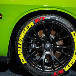 CHALLENGER YELLOW + R/T RED ,a Set for 4 tires (100)