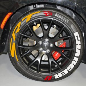 CHARGER white SRT yellow , a Set for 4 tires (41)