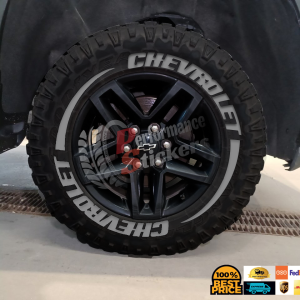 Chevrolet + Stripes Full Grey, Set for 4 Tires (1113)