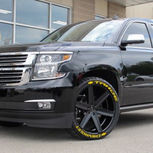 CHEVROLET TAHOE + LOGO full yellow, a Set for 4 tires (790)