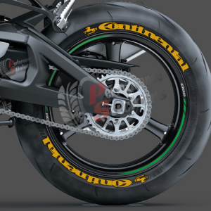 Continental + Logo Dark Yellow no2, Set For 2 Tires Both Sides Left And Right (1552)