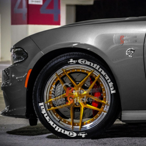 Continental + Logo Full White, Set for 4 Tires (1149)