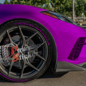 CORVETTE pruple, a Set for 4 tires (660)