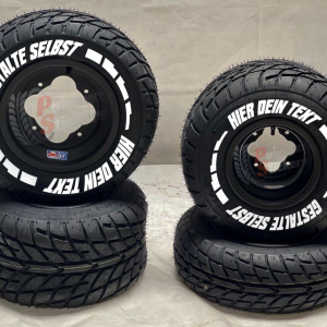 Create your own Customized Lettering for ATV top and bottom for 4 Tires (1524)