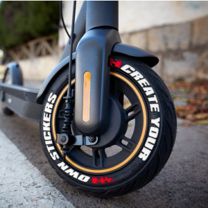Create your own Customized Lettering for E-Scooter Set For 2 Tires Both Sides Left And Right (1526)