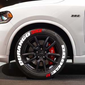 Dodge Durango 392 + Logo Red, Set for 4 Tires (1519)