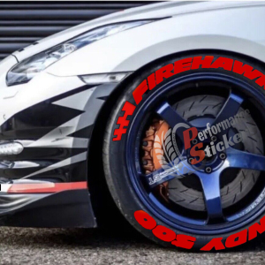 Firehawk İndy 500 + Flag Full Red, Set for 4 Tires (1239)