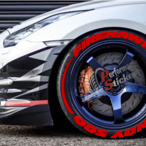 Firehawk İndy 500 + Stripes Full Red, Set for 4 Tires (1240)