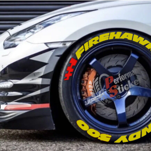 Firehawk İndy 500 Yellow + Flag Red, Set for 4 Tires (1242)