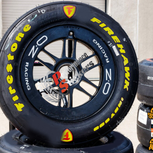 Firestone Firehawk İndy500 Yellow + Logo Set for 4 Tires (1245)