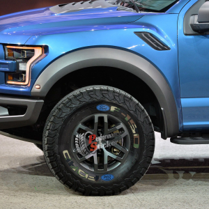 Ford F-150 camouflage + Logo Blue Set for 4 Tires (1256)