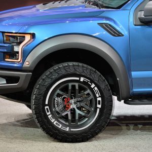 Ford F-150 + Stripes Full White, Set for 4 Tires (1253)
