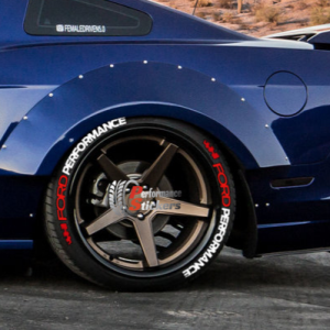Ford Performance White Red + Flag Red, Set for 4 Tires (1268)