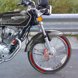 Full Send + Flag Full White, Set For 2 Tires Both Sides Left And Right (1586)
