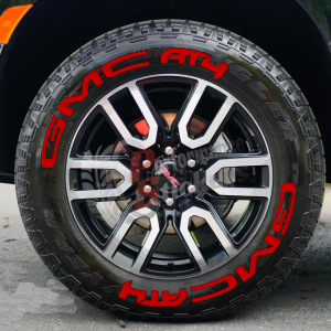 GMC AT4 Full Red, Set for 4 Tires (1694)